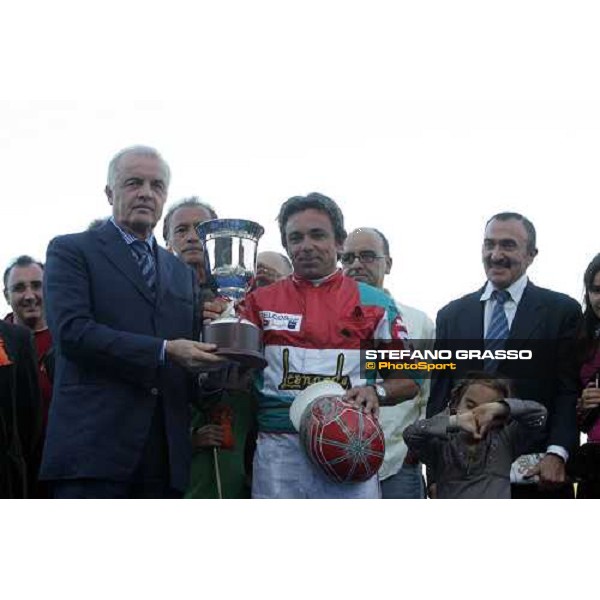 7/10/2007 80¡ Derby Italiano di Trotto. Guido Melzi D\'Eril e Pietro Gubellini.