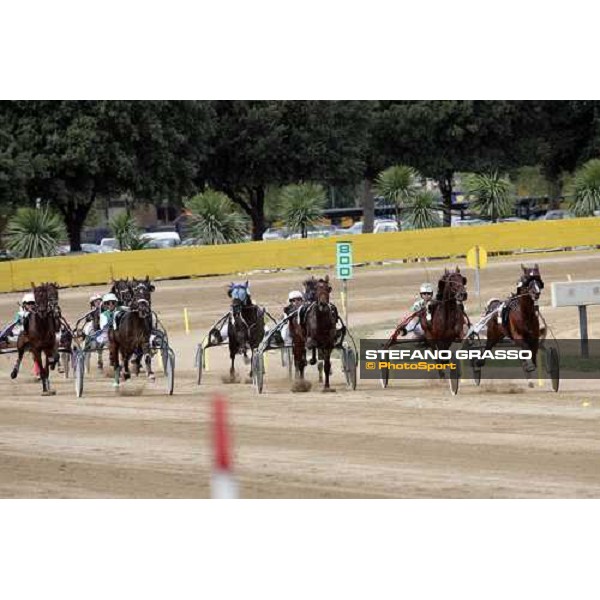 7/10/2007 80¡ Derby Italiano di Trotto. Consolazione. IULIUS DEL RONCO (Pietro Gubellini), ICEMAN BY PASS (Gieseppe Pietro Maisto) e INFATTI NOVEMBER (E. Adielsson).
