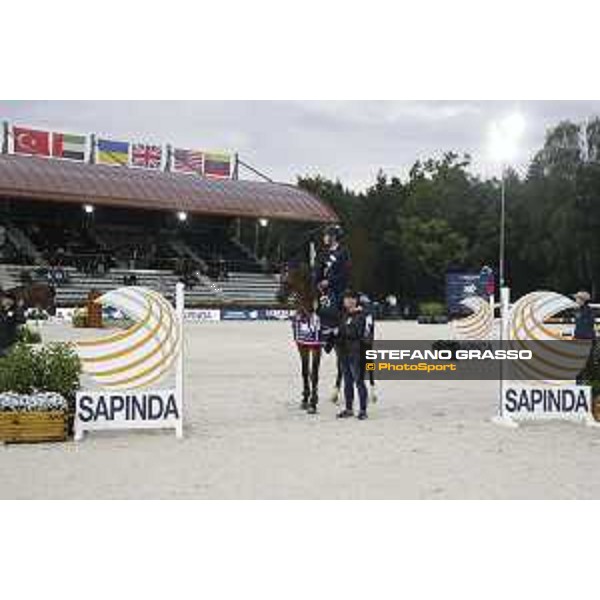 LGCT of Valkenswaard - Grand Prix - Prize giving ceremony - Lorenzo de Luca wins the LGCT Grand Prix of Valkenswaard presented by Sapinda -Valkenswaard, 12nd august 2017 - ph. Stefano Grasso/LGCT