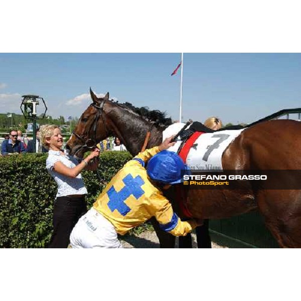 Darryl Holland and Swing Wing winner of Coppa d\'Oro Milan 23rd may 2004 ph. Stefano Grasso
