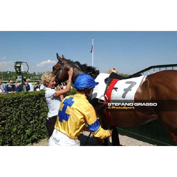 Darryl Holland and Swing Wing winner of Coppa d\'Oro Milan 23rd may 2004 ph. Stefano Grasso