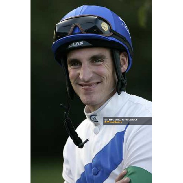 Andrasch Starke winner of the Gran Premio del Jockey Club Milan San Siro , 14th october 2007 ph. Stefano Grasso