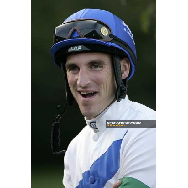 Andrasch Starke winner of the Gran Premio del Jockey Club Milan San Siro , 14th october 2007 ph. Stefano Grasso