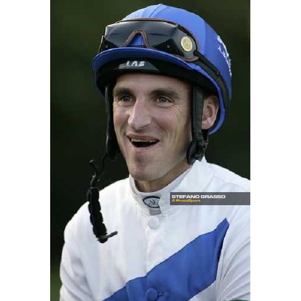 Andrasch Starke winner of the Gran Premio del Jockey Club Milan San Siro , 14th october 2007 ph. Stefano Grasso