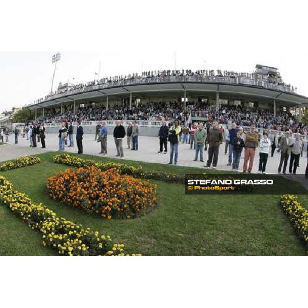 the grandstand of San Siro racetrack Milan San Siro , 14th october 2007 ph. Stefano Grasso