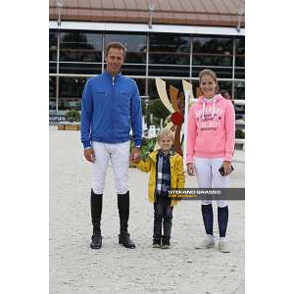 LGCT of Valkenswaard - Christian Ahlmann, Judy Ann Melchior and their son Leon - Valkenswaard, - 12 August 2017 - ph.Stefano Grasso/LGCT