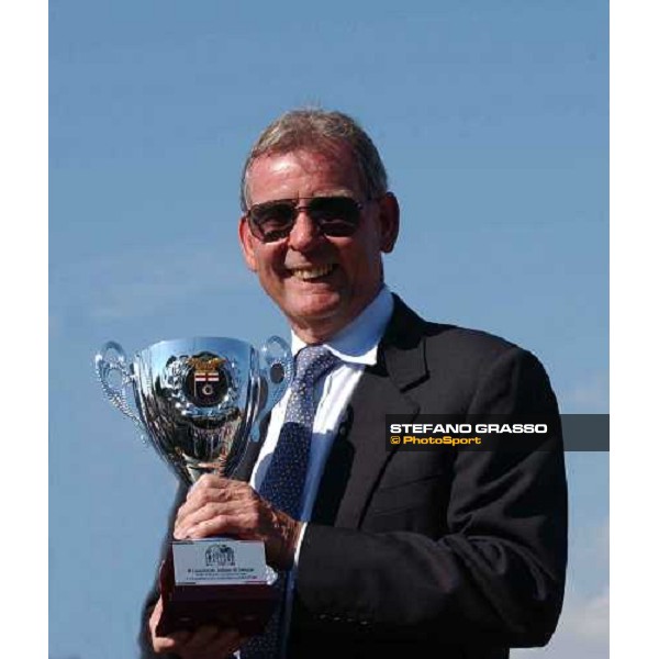 Mr. Clive Brittain Oaks d\'Italia San Siro race track Milan 23rd may 2004 ph. Stefano Grasso