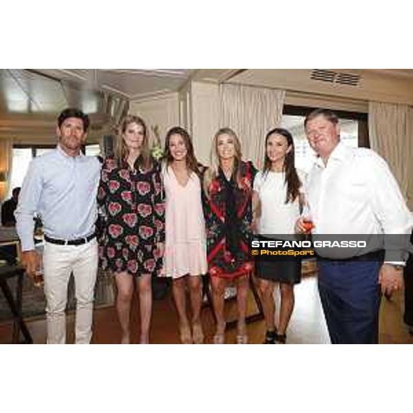LGCT of Monaco - Welcome party - Nic Roldan, Athina Onassis, Jessica Springsteen, Edwina Tops-Alexander, Georgina Bloomberg and Jan Tops - Monaco - 22 June 2017 - ph.Stefano Grasso/LGCT