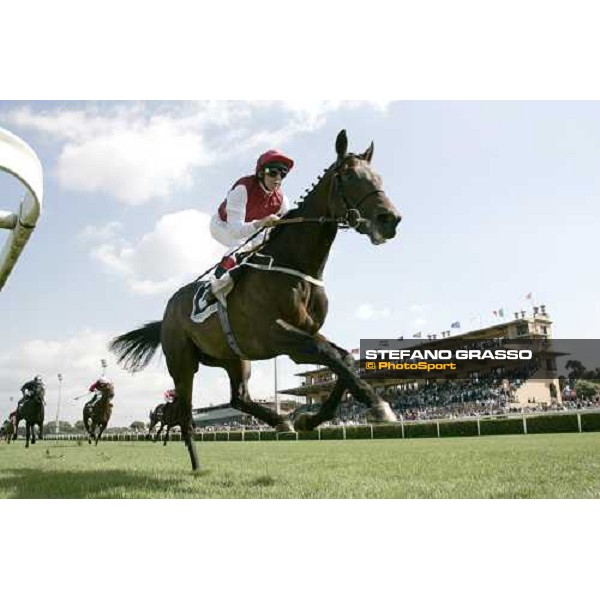 Frankie Dettori on Champery Rome, 20th may 2007 ph. Stefano Grasso