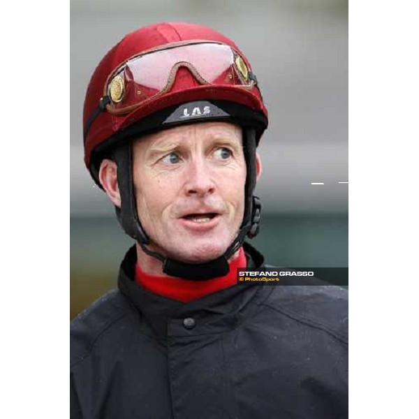 Mick Kinane at Monmouth Park racetrack Monmouth PArk, NJ, 25th october 2007 ph. Stefano Grasso
