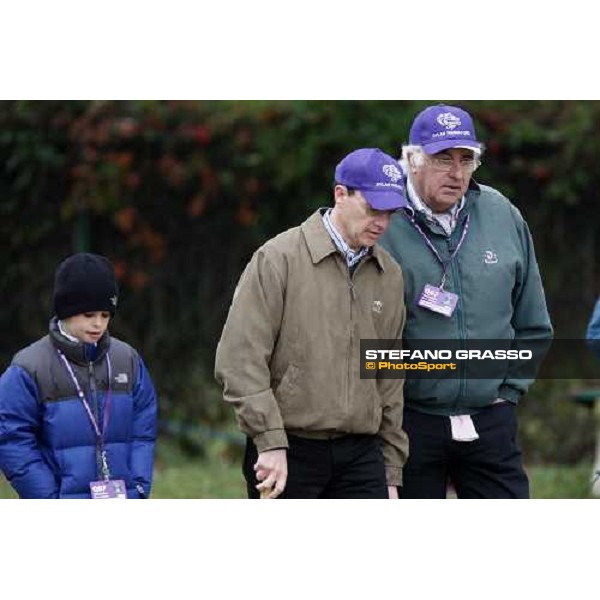 Aidan O\'Brien and John Magnier at Monmouth Park racetrack Monmouth PArk, NJ, 25th october 2007 ph. Stefano Grasso