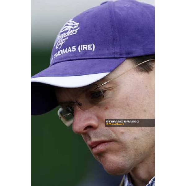 trainer Aidan O\'Brien at Monmouth Park racetrack Monmouth PArk, NJ, 25th october 2007 ph. Stefano Grasso