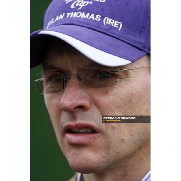 trainer Aidan O\'Brien at Monmouth Park racetrack Monmouth PArk, NJ, 25th october 2007 ph. Stefano Grasso