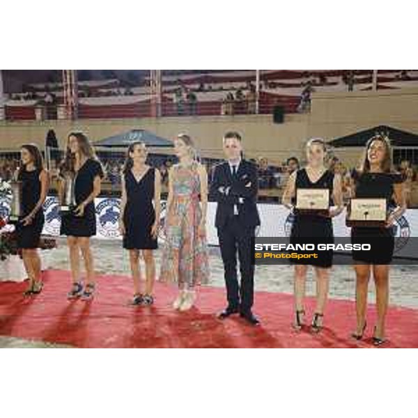 LGCT of Monaco - Longines Pro Am-Cup - Prize giving ceremony - Charlotte Casiraghi and Beatrice Borromeo - Monaco - 23 June 2017 - ph.Stefano Grasso/LGCT