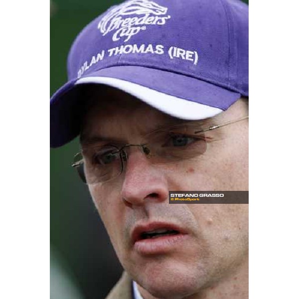 trainer Aidan O\'Brien at Monmouth Park racetrack Monmouth PArk, NJ, 25th october 2007 ph. Stefano Grasso