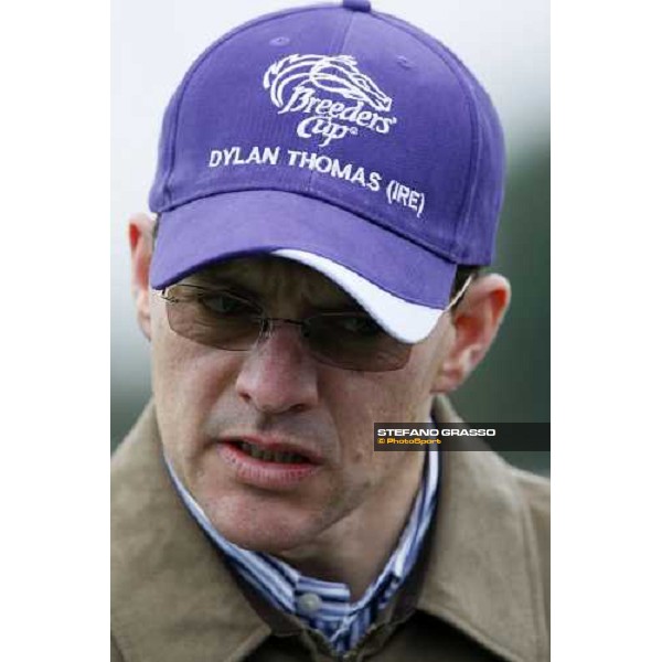 trainer Aidan O\'Brien at Monmouth Park racetrack Monmouth PArk, NJ, 25th october 2007 ph. Stefano Grasso