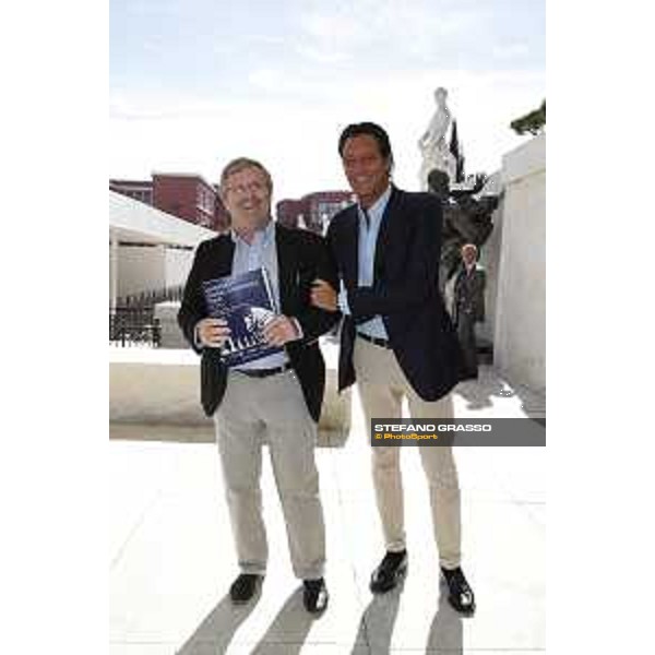 LGCT of Rome - Press conference - Marco Danese and Diego Nepi, Marketing Manager of CONI Servizi Rome - Stadio dei Marmi, 18th sept. 2017 - ph. Stefano Grasso/LGCT