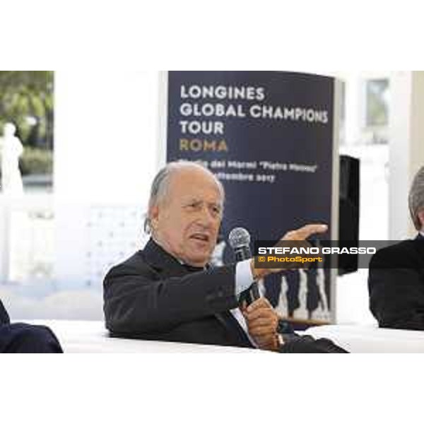 LGCT of Rome - Press conference Franco Chimenti, vice president of Coni Rome - Stadio dei Marmi, 18th sept. 2017 - ph. Stefano Grasso/LGCT