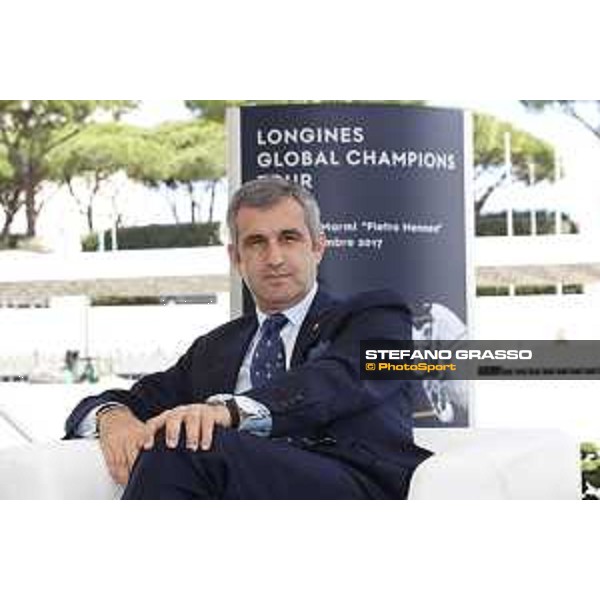 LGCT of Rome - Press conference Rome - Stadio dei Marmi, 18th sept. 2017 - ph. Stefano Grasso/LGCTLGCT of Rome - Press conference Marco Di Paola, President of FISE Rome - Stadio dei Marmi, 18th sept. 2017 - ph. Stefano Grasso/LGCT