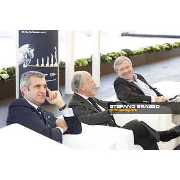 LGCT of Rome - Press conference Marco Di Paola,Franco Chimenti and Marco Danese Rome - Stadio dei Marmi, 18th sept. 2017 - ph. Stefano Grasso/LGCT