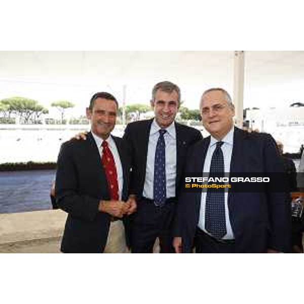 LGCT of Rome - Press conference Bicocchi,Marco Di Paola,Giuseppe Lotito Rome - Stadio dei Marmi, 18th sept. 2017 - ph. Stefano Grasso/LGCT