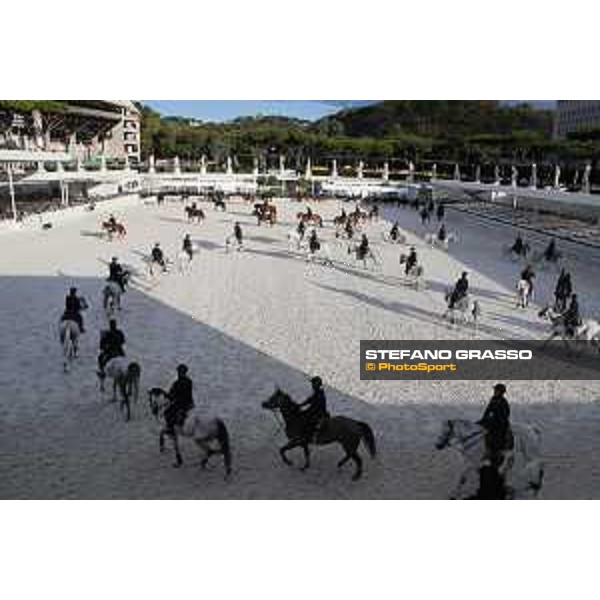 LGCT of Rome - Preparing test of the 4° Reggimento carabinieri a cavallo Rome - Stadio dei Marmi, 19th sep.2017 ph.Stefano Grasso/LGCT