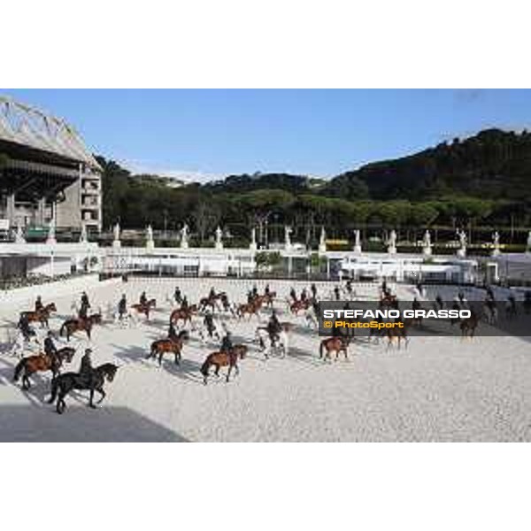 LGCT of Rome - Preparing test of the 4° Reggimento carabinieri a cavallo Rome - Stadio dei Marmi, 19th sep.2017 ph.Stefano Grasso/LGCT
