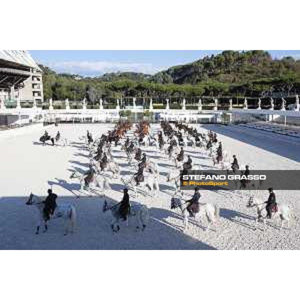 LGCT of Rome - Preparing test of the 4° Reggimento carabinieri a cavallo Rome - Stadio dei Marmi, 19th sep.2017 ph.Stefano Grasso/LGCT