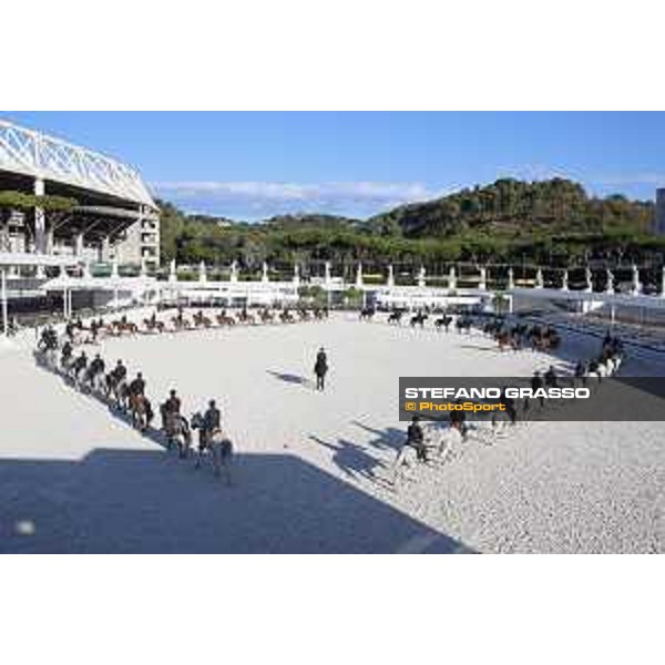 LGCT of Rome - Preparing test of the 4° Reggimento Carabinieri a cavallo Rome - Stadio dei Marmi, 19th sep.2017 ph.Stefano Grasso/LGCT