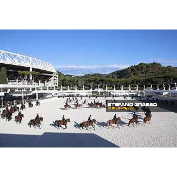 LGCT of Rome - Preparing test of the 4° Reggimento carabinieri a cavallo Rome - Stadio dei Marmi, 19th sep.2017 ph.Stefano Grasso/LGCT
