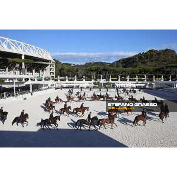 LGCT of Rome - Preparing test of the 4° Reggimento carabinieri a cavallo Rome - Stadio dei Marmi, 19th sep.2017 ph.Stefano Grasso/LGCT