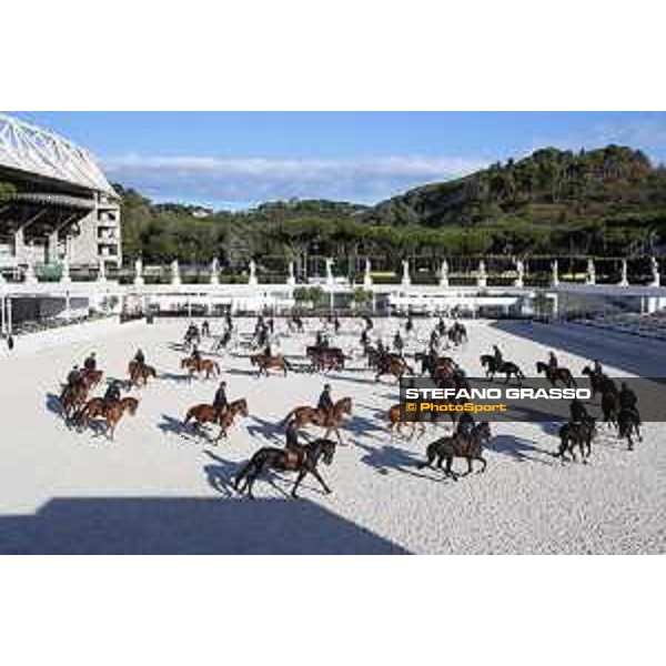 LGCT of Rome - Preparing test of the 4° Reggimento carabinieri a cavallo Rome - Stadio dei Marmi, 19th sep.2017 ph.Stefano Grasso/LGCT