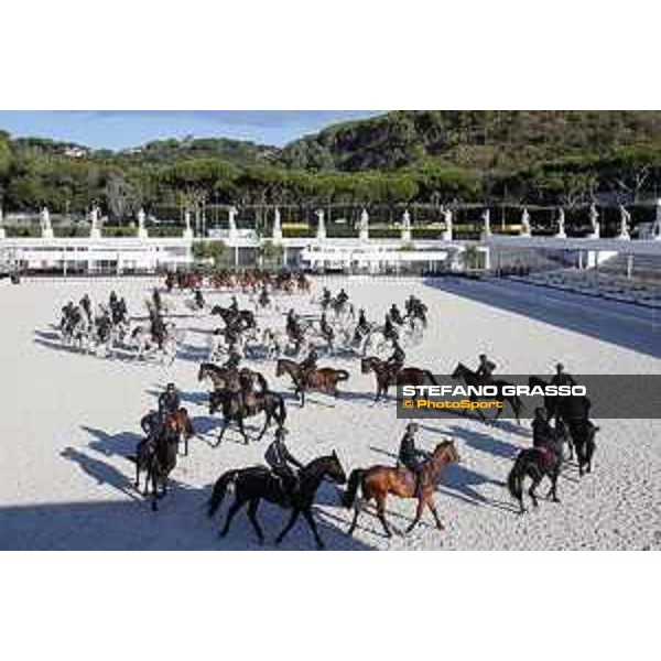 LGCT of Rome - Preparing test of the 4° Reggimento carabinieri a cavallo Rome - Stadio dei Marmi, 19th sep.2017 ph.Stefano Grasso/LGCT