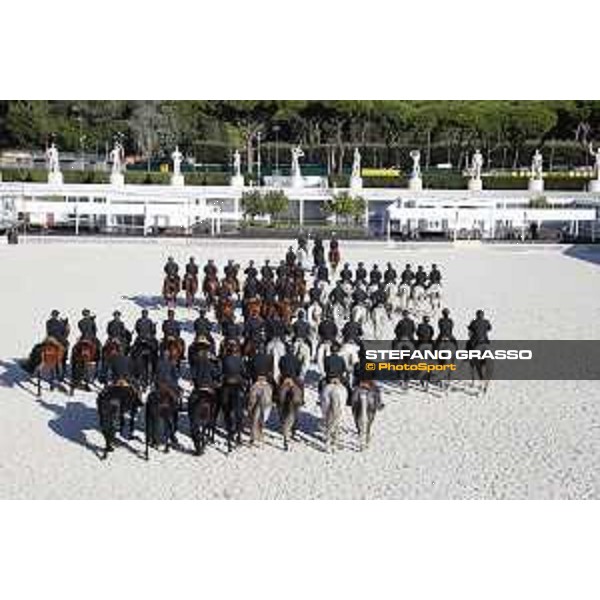 LGCT of Rome - Preparing test of the 4° Reggimento carabinieri a cavallo Rome - Stadio dei Marmi, 19th sep.2017 ph.Stefano Grasso/LGCT