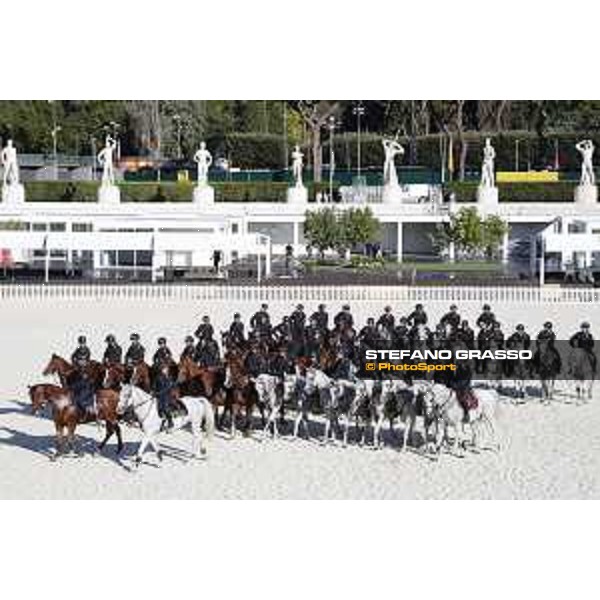 LGCT of Rome - Preparing test of the 4° Reggimento carabinieri a cavallo Rome - Stadio dei Marmi, 19th sep.2017 ph.Stefano Grasso/LGCT