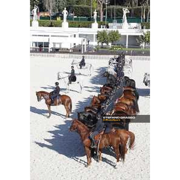 LGCT of Rome - Preparing test of the 4° Reggimento carabinieri a cavallo Rome - Stadio dei Marmi, 19th sep.2017 ph.Stefano Grasso/LGCT