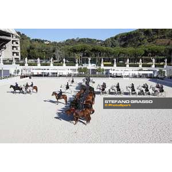 LGCT of Rome - Preparing test of the 4° Reggimento carabinieri a cavallo Rome - Stadio dei Marmi, 19th sep.2017 ph.Stefano Grasso/LGCT