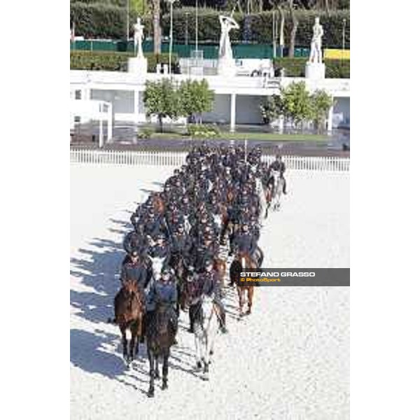 LGCT of Rome - Preparing test of the 4° Reggimento carabinieri a cavallo Rome - Stadio dei Marmi, 19th sep.2017 ph.Stefano Grasso/LGCT