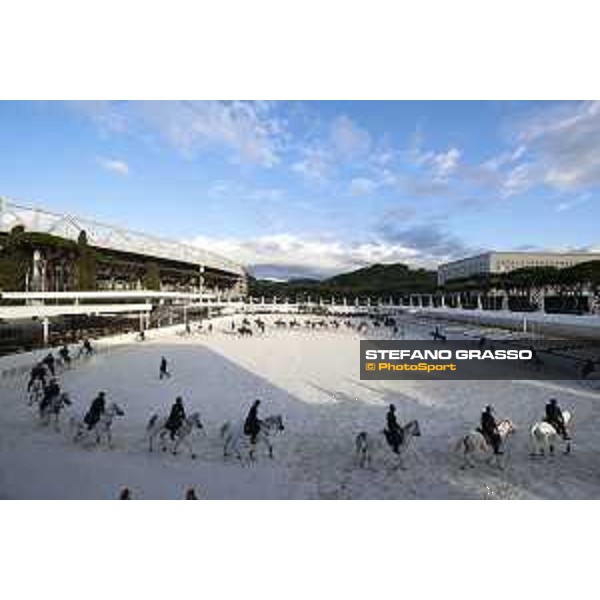 LGCT of Rome - Preparing test of the 4° Reggimento carabinieri a cavallo Rome - Stadio dei Marmi, 19th sep.2017 ph.Stefano Grasso/LGCT