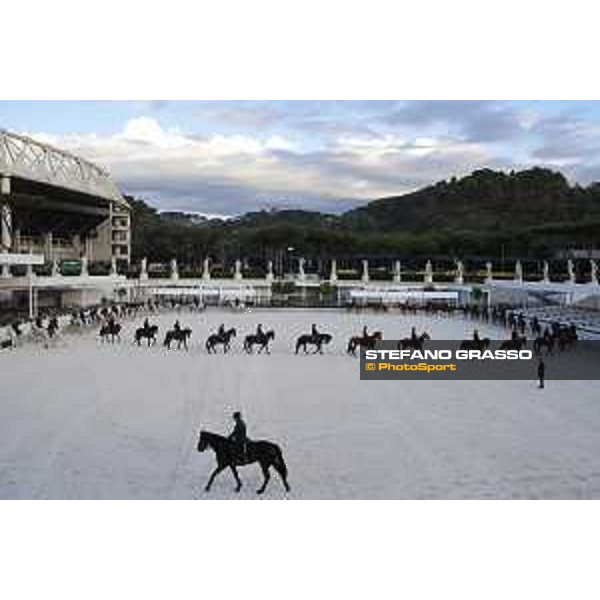 LGCT of Rome - Preparing test of the 4° Reggimento carabinieri a cavallo Rome - Stadio dei Marmi, 19th sep.2017 ph.Stefano Grasso/LGCT