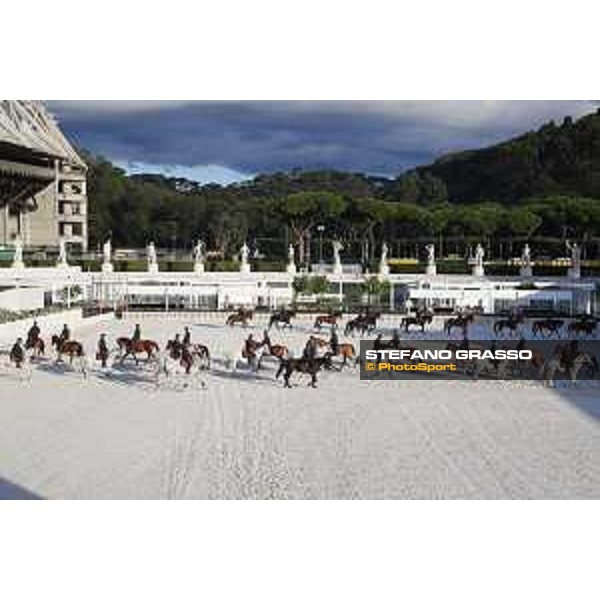 LGCT of Rome - Preparing test of the 4° Reggimento carabinieri a cavallo Rome - Stadio dei Marmi, 19th sep.2017 ph.Stefano Grasso/LGCT