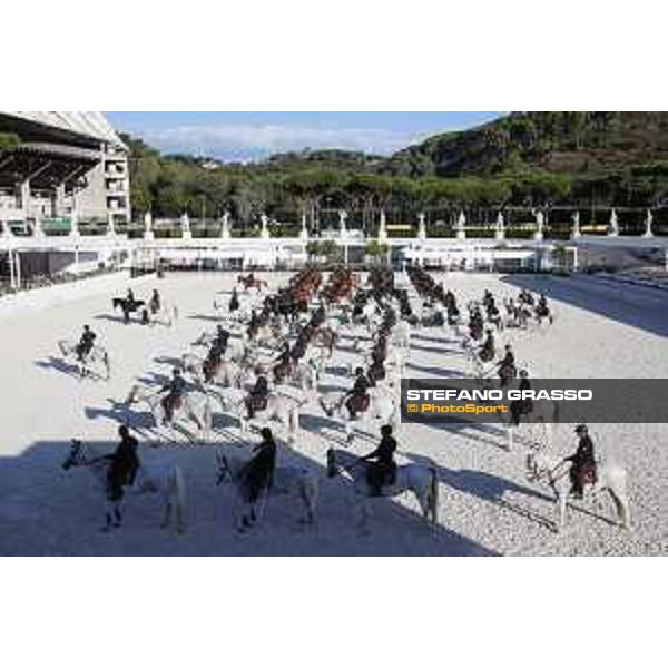 LGCT of Rome - Preparing test of the 4° Reggimento carabinieri a cavallo Rome - Stadio dei Marmi, 19th sep.2017 ph.Stefano Grasso/LGCT
