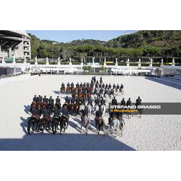 LGCT of Rome - Preparing test of the 4° Reggimento carabinieri a cavallo Rome - Stadio dei Marmi, 19th sep.2017 ph.Stefano Grasso/LGCT