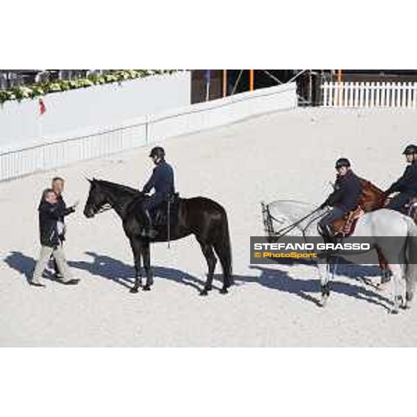 LGCT of Rome - Preparing test of the 4° Reggimento carabinieri a cavallo Marco Danese Rome - Stadio dei Marmi, 19th sep.2017 ph.Stefano Grasso/LGCT
