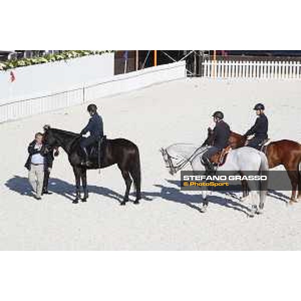 LGCT of Rome - Preparing test of the 4° Reggimento carabinieri a cavallo Marco Danese Rome - Stadio dei Marmi, 19th sep.2017 ph.Stefano Grasso/LGCT