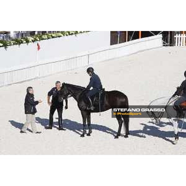 LGCT of Rome - Preparing test of the 4° Reggimento carabinieri a cavallo Marco Danese Rome - Stadio dei Marmi, 19th sep.2017 ph.Stefano Grasso/LGCT