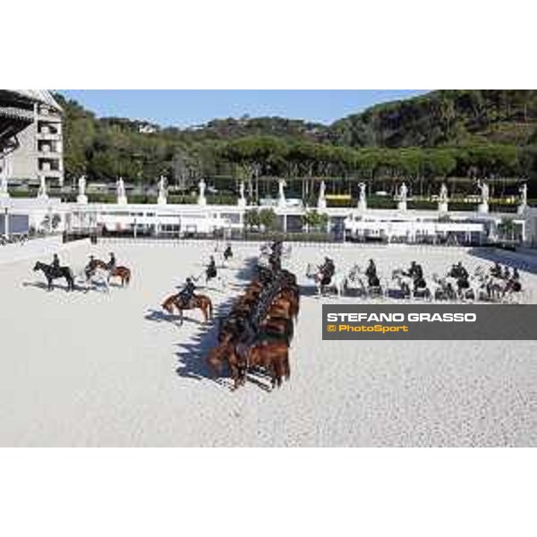 LGCT of Rome - Preparing test of the 4° Reggimento carabinieri a cavallo Rome - Stadio dei Marmi, 19th sep.2017 ph.Stefano Grasso/LGCT
