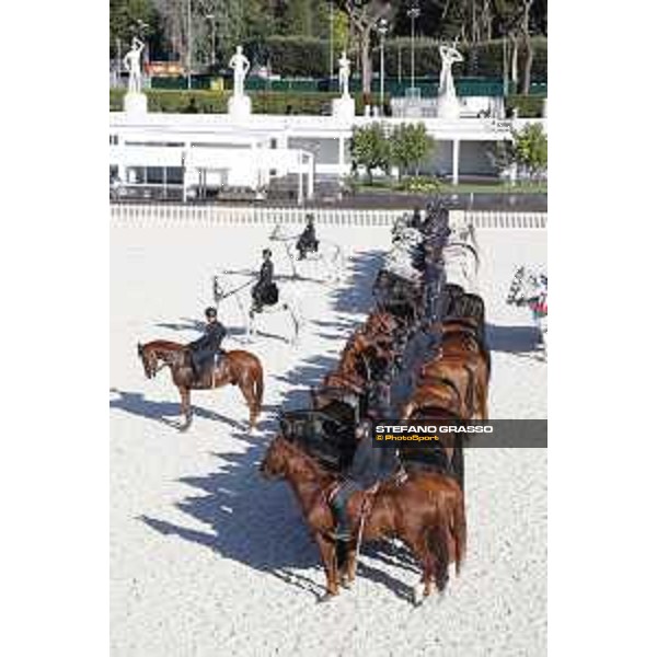 LGCT of Rome - Preparing test of the 4° Reggimento carabinieri a cavallo Rome - Stadio dei Marmi, 19th sep.2017 ph.Stefano Grasso/LGCT