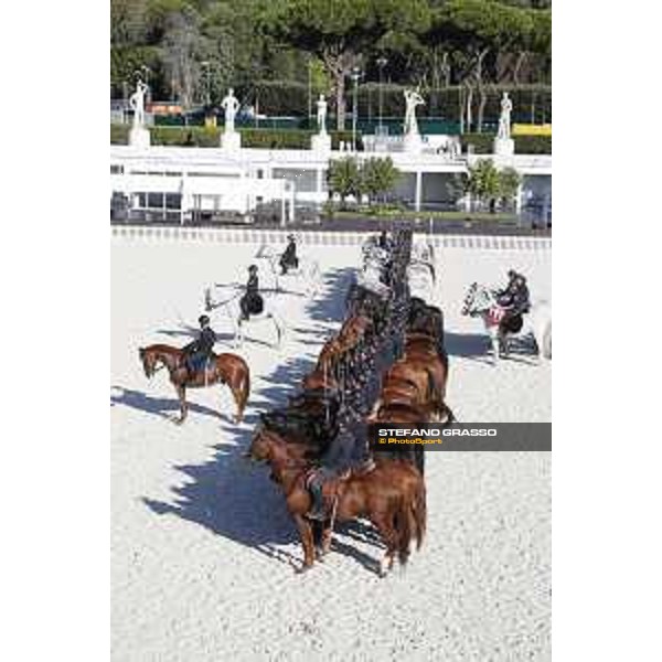 LGCT of Rome - Preparing test of the 4° Reggimento carabinieri a cavallo Rome - Stadio dei Marmi, 19th sep.2017 ph.Stefano Grasso/LGCT