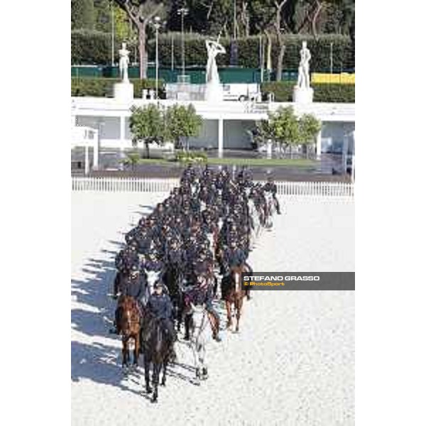 LGCT of Rome - Preparing test of the 4° Reggimento carabinieri a cavallo Rome - Stadio dei Marmi, 19th sep.2017 ph.Stefano Grasso/LGCT